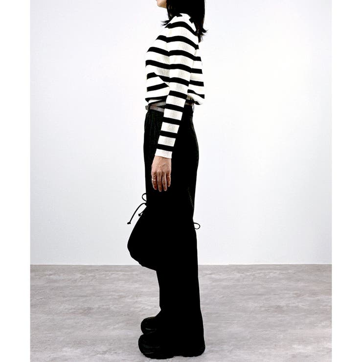 【2025AW新作】ボーダーニットカーディガン | CLOTHY | 詳細画像9 