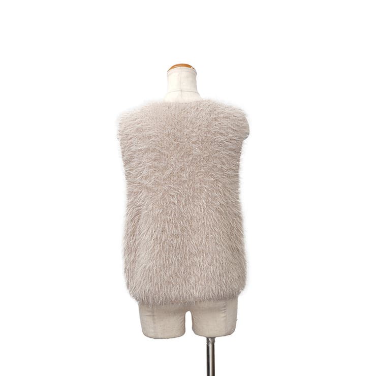 【2025AW新作】パール付きフェザーニットベスト | CLOTHY | 詳細画像20 