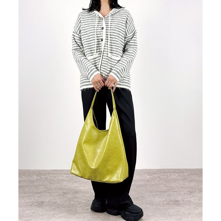 【2025AW新作】ボーダービッグフーディカーディガン | CLOTHY | 詳細画像12 