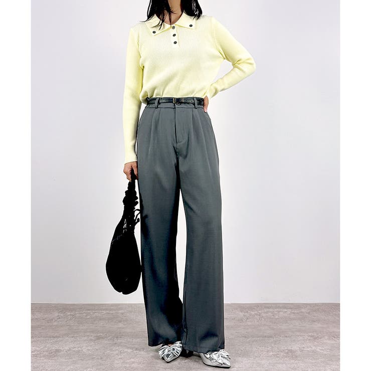 【2025AW新作】イージースラックスパンツ | CLOTHY | 詳細画像18 