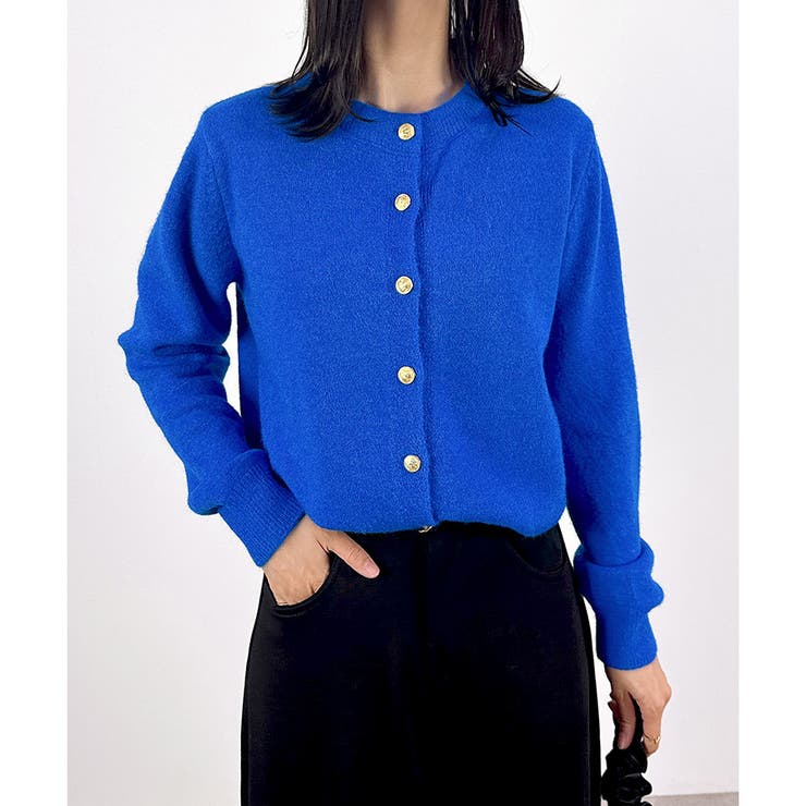 【2025AW新作】金ボタンニットカーディガン | CLOTHY | 詳細画像2 