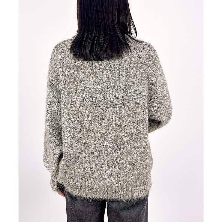 【2025AW新作】ミックスニットチュニック | CLOTHY | 詳細画像5 