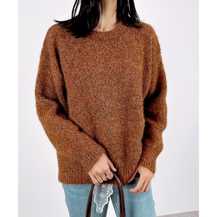 【2025AW新作】ミックスニットチュニック | CLOTHY | 詳細画像7 