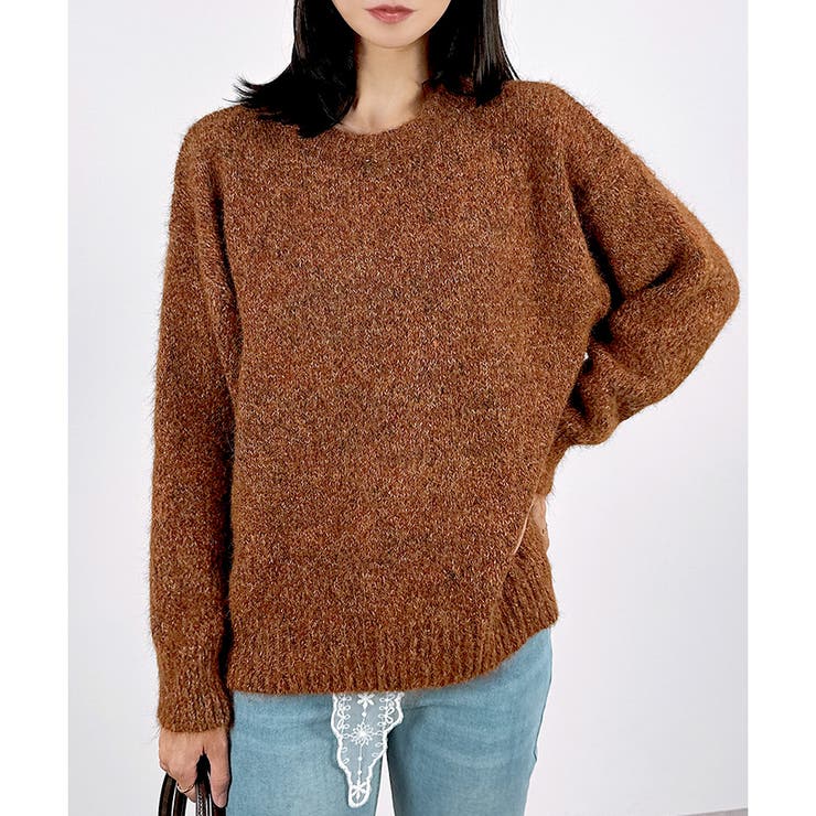 【2025AW新作】ミックスニットチュニック | CLOTHY | 詳細画像9 