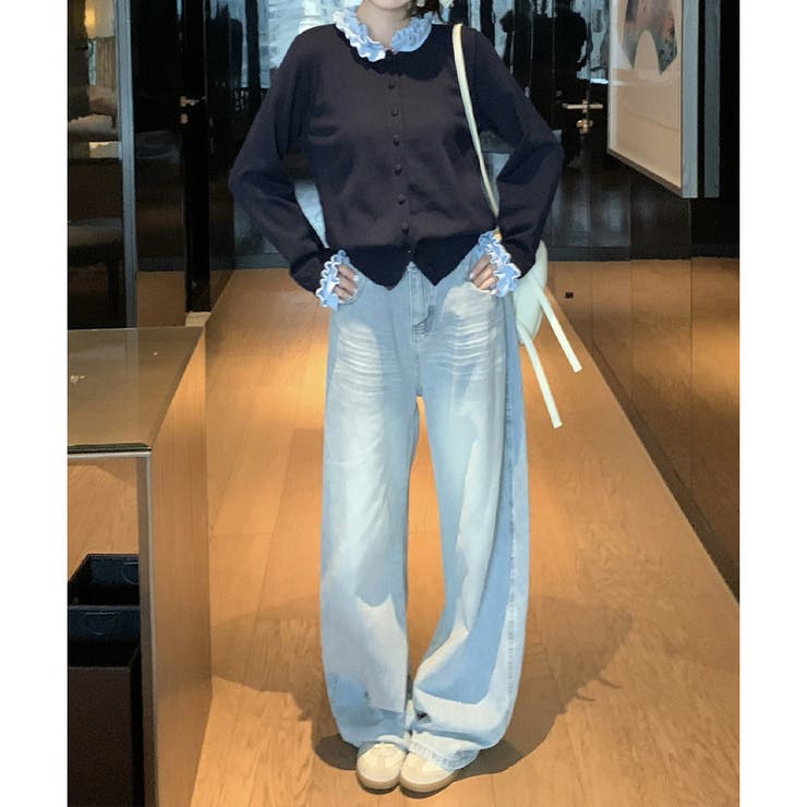 【2025AW新作】配色モチーフニットカーディガン | CLOTHY | 詳細画像14 