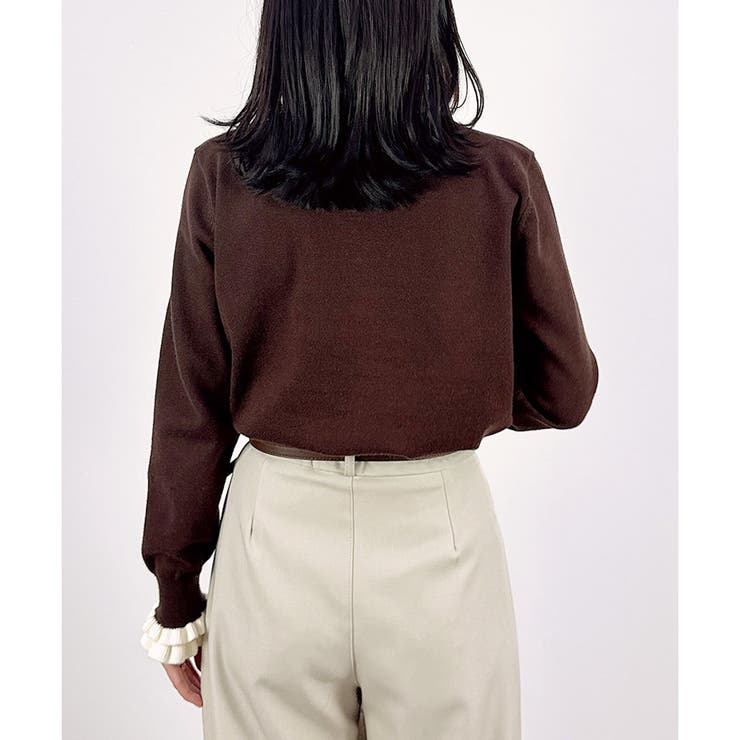 【2025AW新作】配色モチーフニットカーディガン | CLOTHY | 詳細画像20 