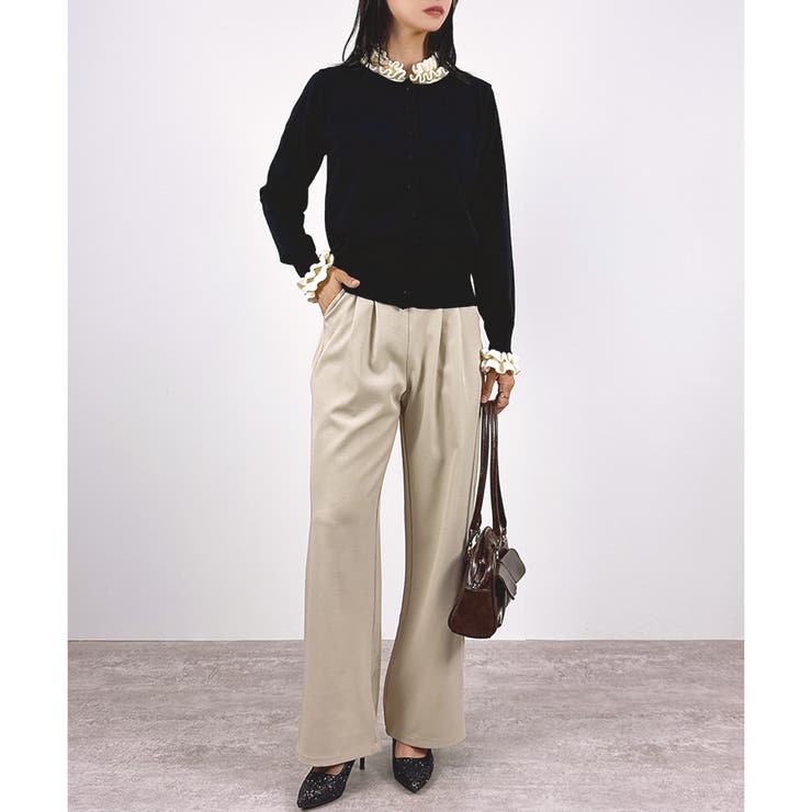 【2025AW新作】配色モチーフニットカーディガン | CLOTHY | 詳細画像5 