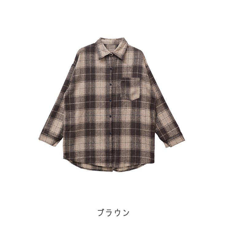 【2025AW新作】起毛チェックビッグシャツジャケット | CLOTHY | 詳細画像12 