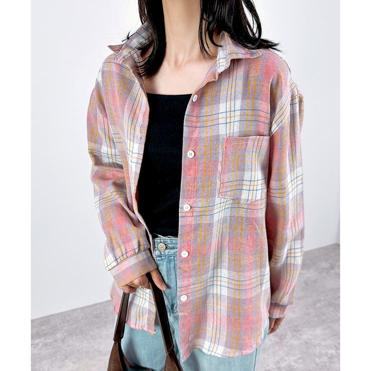 【2025AW新作】起毛チェックシャツ | CLOTHY | 詳細画像3 