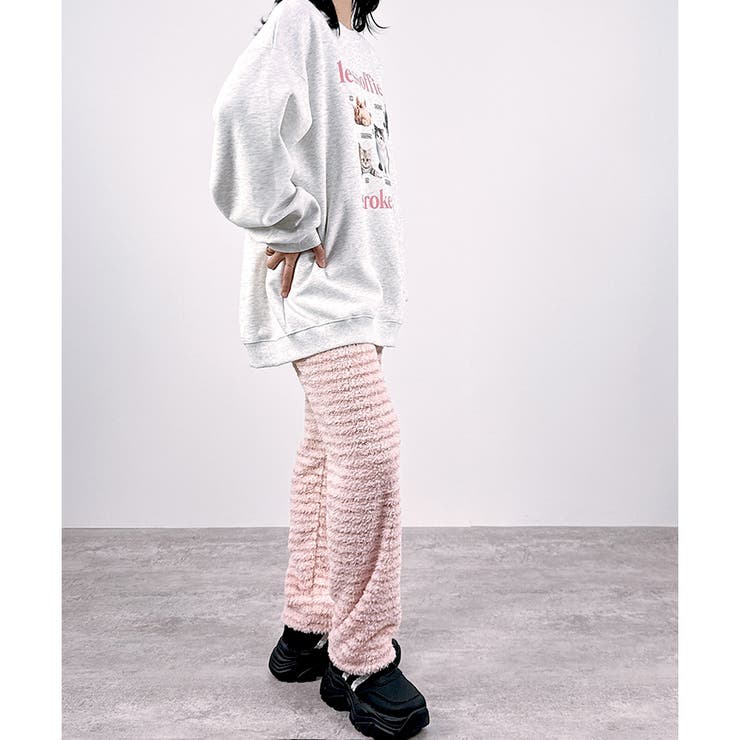 【2025AW新作】ねこプリントスウェットチュニック | CLOTHY | 詳細画像4 