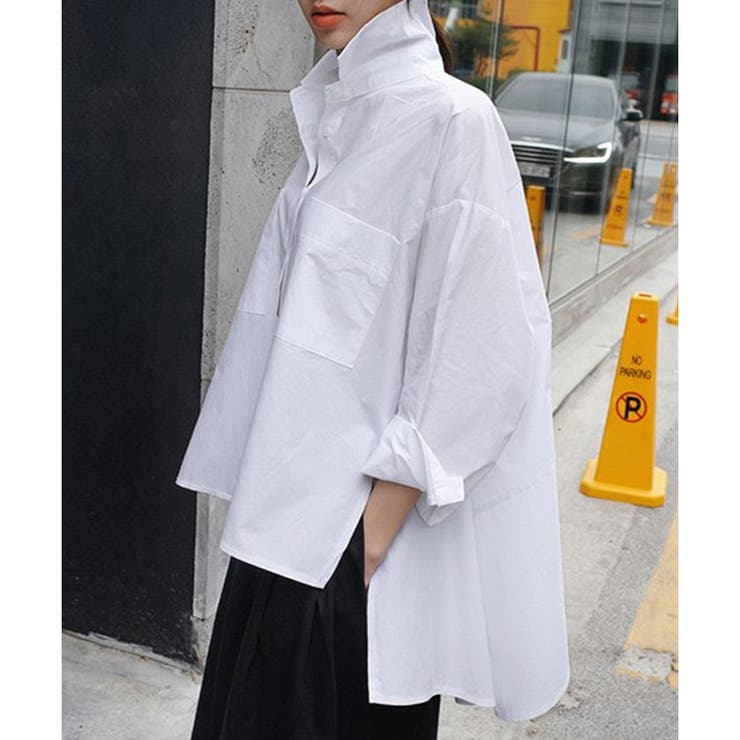 【2025AW新作】ロングテールモノトーンシャツ | CLOTHY | 詳細画像14 