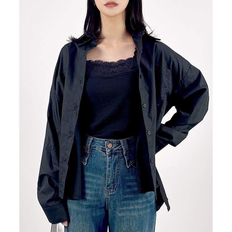 【2025AW新作】ロングテールモノトーンシャツ | CLOTHY | 詳細画像3 