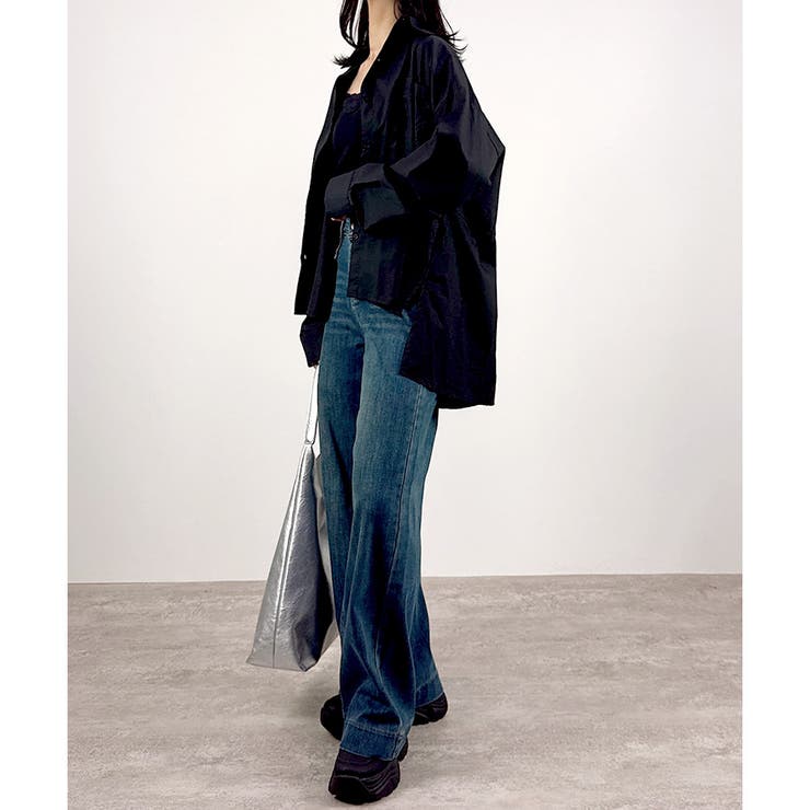 【2025AW新作】ロングテールモノトーンシャツ | CLOTHY | 詳細画像5 