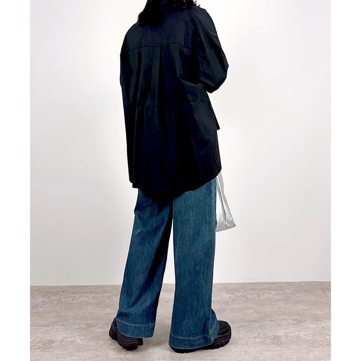 【2025AW新作】ロングテールモノトーンシャツ | CLOTHY | 詳細画像6 