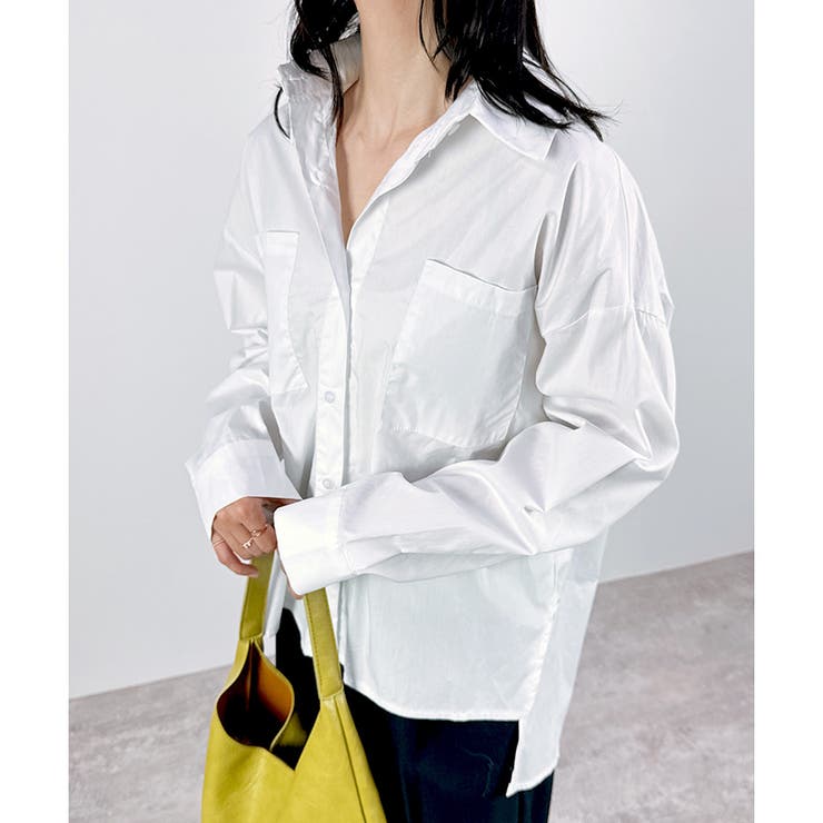 【2025AW新作】ロングテールモノトーンシャツ | CLOTHY | 詳細画像7 