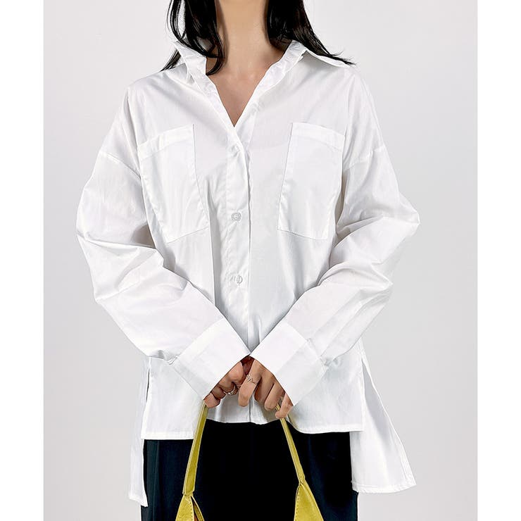 【2025AW新作】ロングテールモノトーンシャツ | CLOTHY | 詳細画像8 