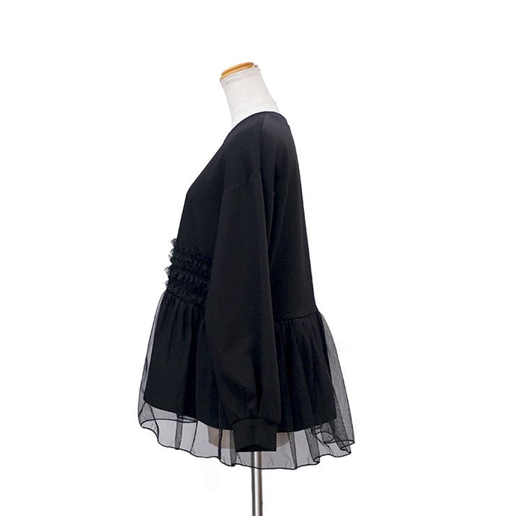 【2025AW新作】チュールレイヤードトップス | CLOTHY | 詳細画像15 