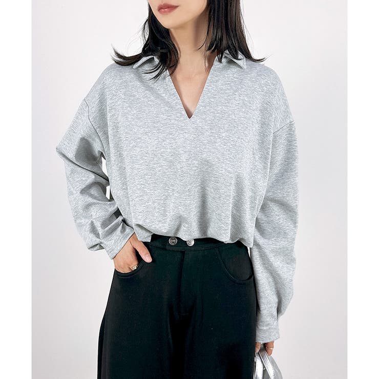 【2025AW新作】裾バルーン襟付きトップス | CLOTHY | 詳細画像7 