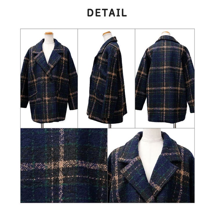 【2025AW新作】ツイードミドルコート | CLOTHY | 詳細画像21 