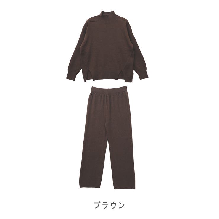 【2025AW新作】ハイネックニットセットアップ | CLOTHY | 詳細画像19 