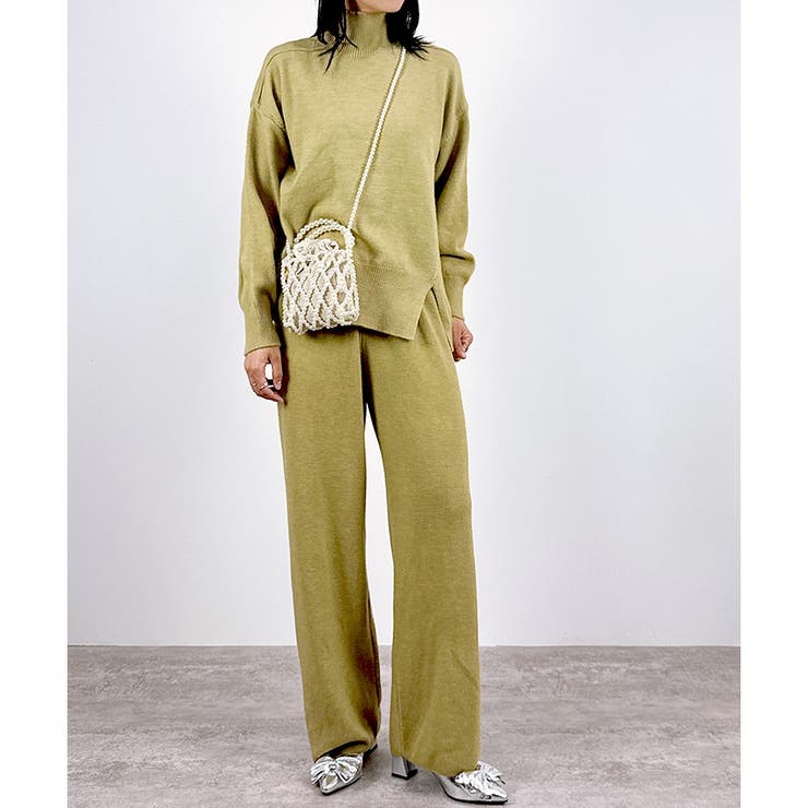 【2025AW新作】ハイネックニットセットアップ | CLOTHY | 詳細画像7 