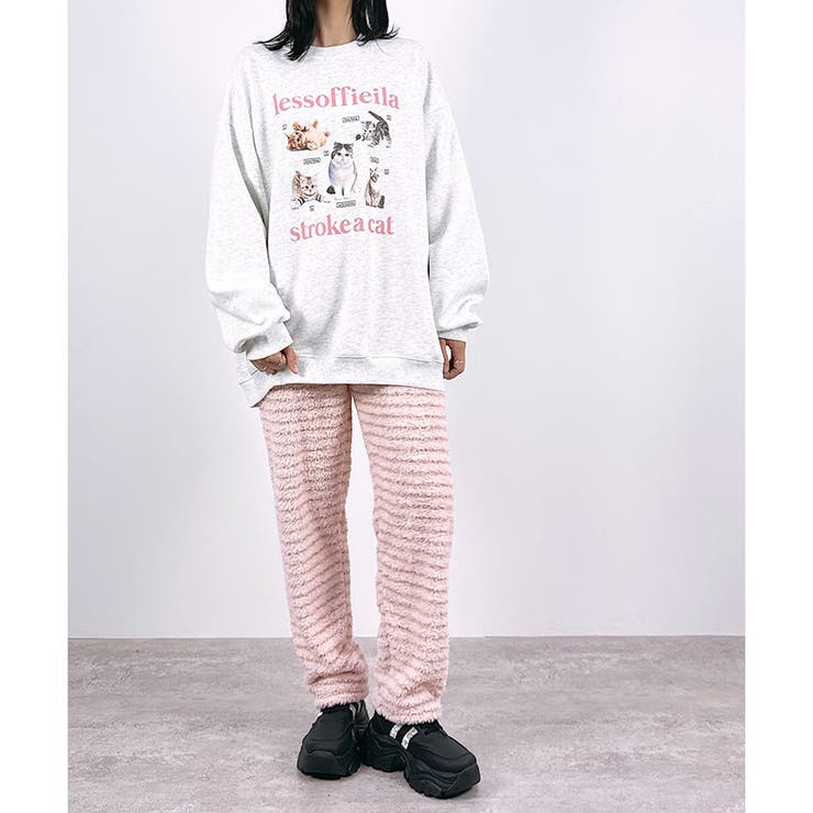 【2025AW新作】パイル地ボーダーパンツ | CLOTHY | 詳細画像10 