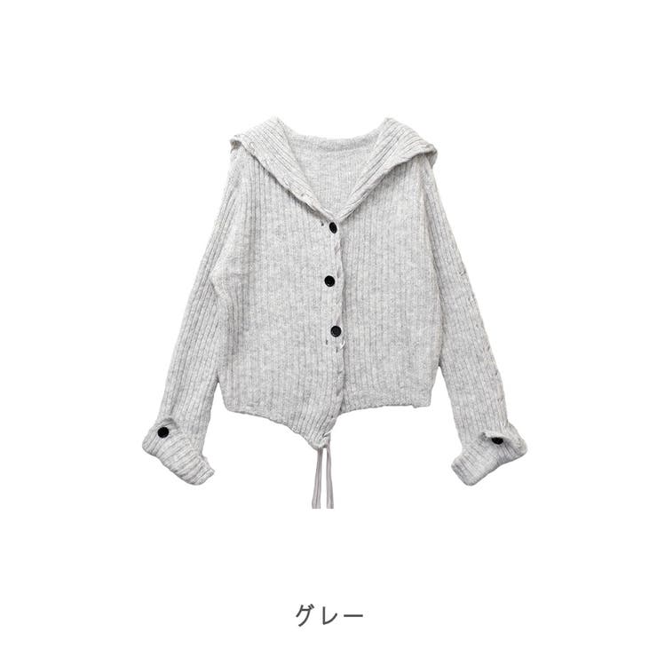 【2025AW新作】セーラーカラー配色リボンカーディガン | CLOTHY | 詳細画像27 