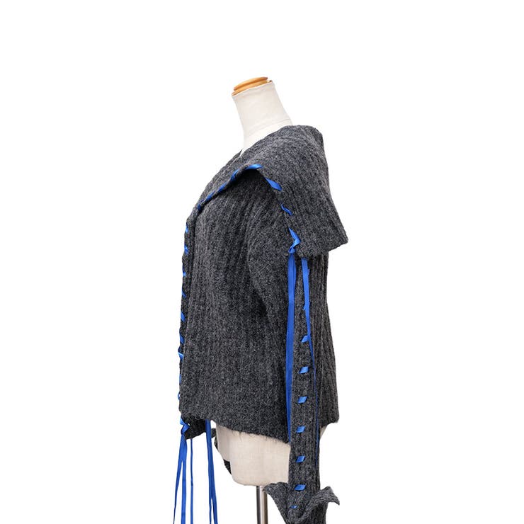 【2025AW新作】セーラーカラー配色リボンカーディガン | CLOTHY | 詳細画像30 