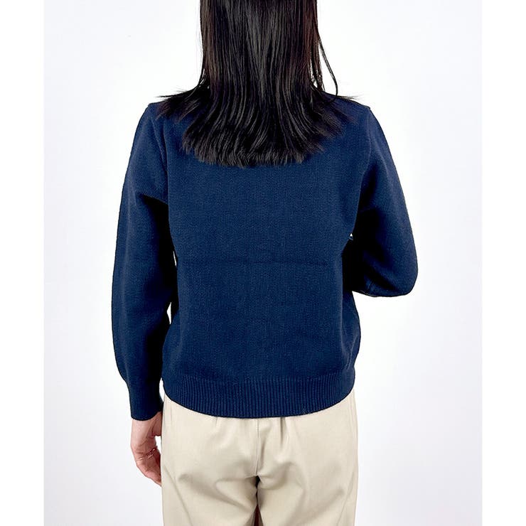 【2025AW新作】襟レースニットカーディガン | CLOTHY | 詳細画像13 