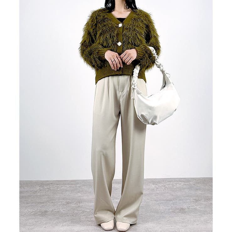 【2025AW新作】フリンジシャギーニットカーディガン | CLOTHY | 詳細画像11 