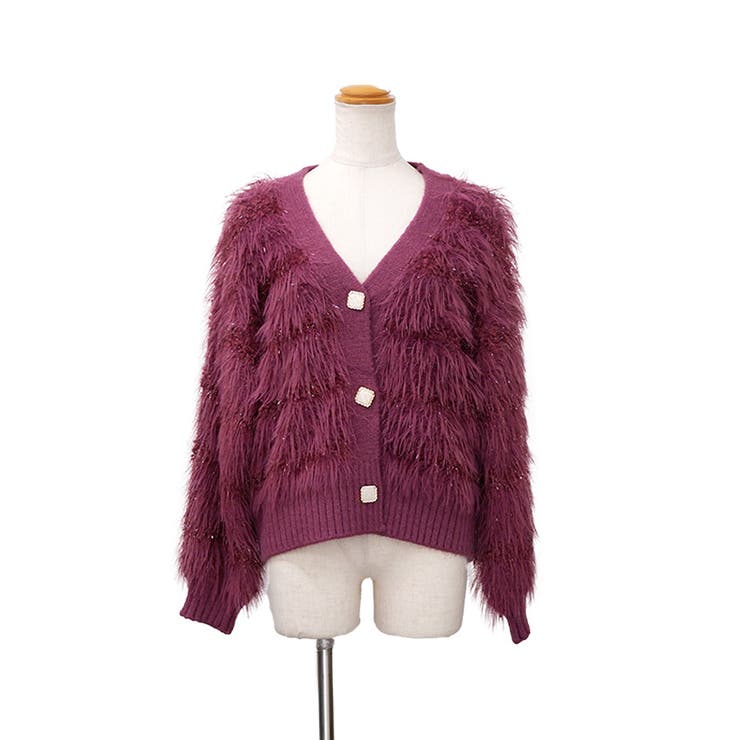 【2025AW新作】フリンジシャギーニットカーディガン | CLOTHY | 詳細画像20 