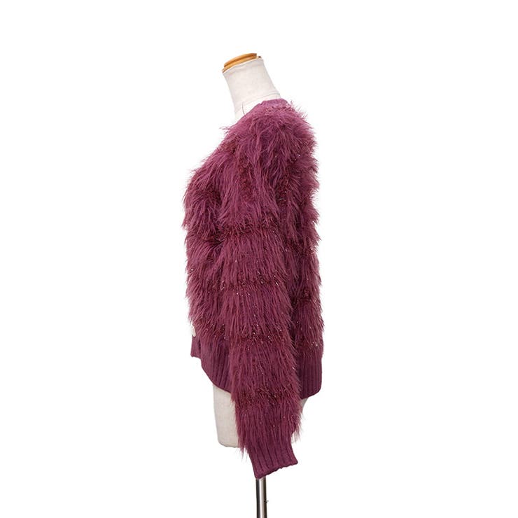 【2025AW新作】フリンジシャギーニットカーディガン | CLOTHY | 詳細画像21 