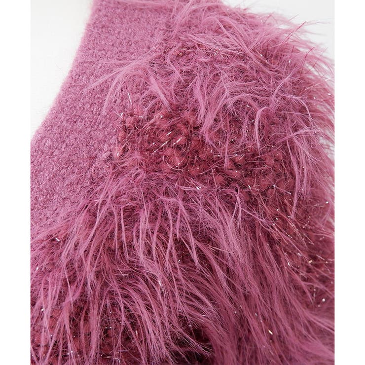 【2025AW新作】フリンジシャギーニットカーディガン | CLOTHY | 詳細画像24 