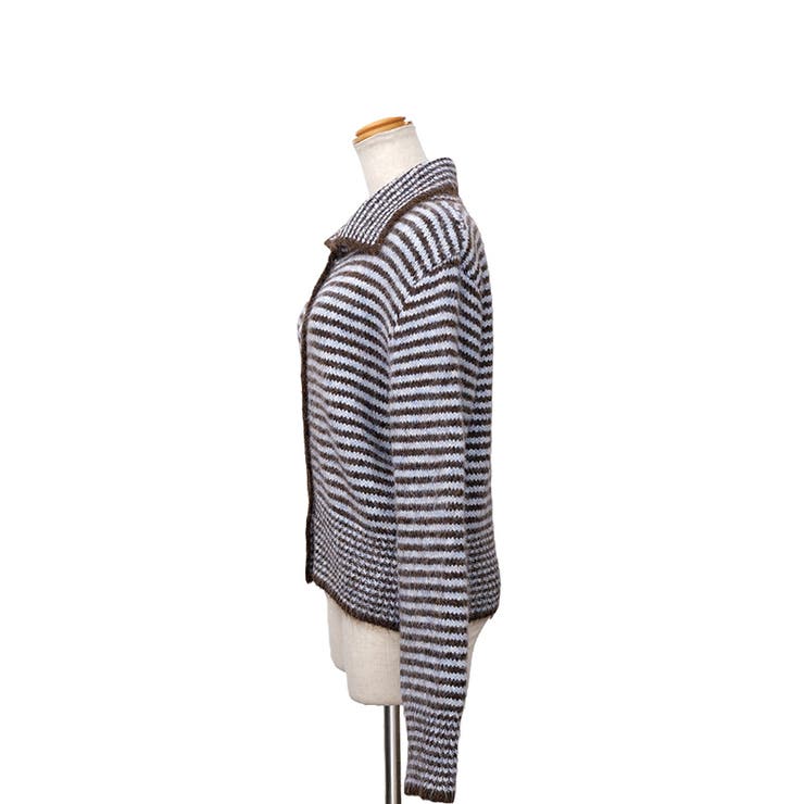 【2025AW新作】ボーダー襟付きカーディガン | CLOTHY | 詳細画像19 