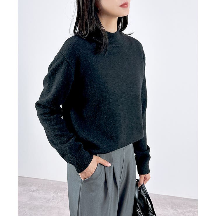 【2025AW新作】ハイゲージハイネックニットトップス | CLOTHY | 詳細画像3 