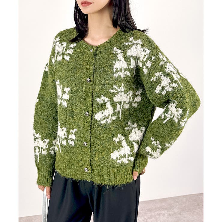 【2025AW新作】レトロノルディック柄カーディガン | CLOTHY | 詳細画像14 