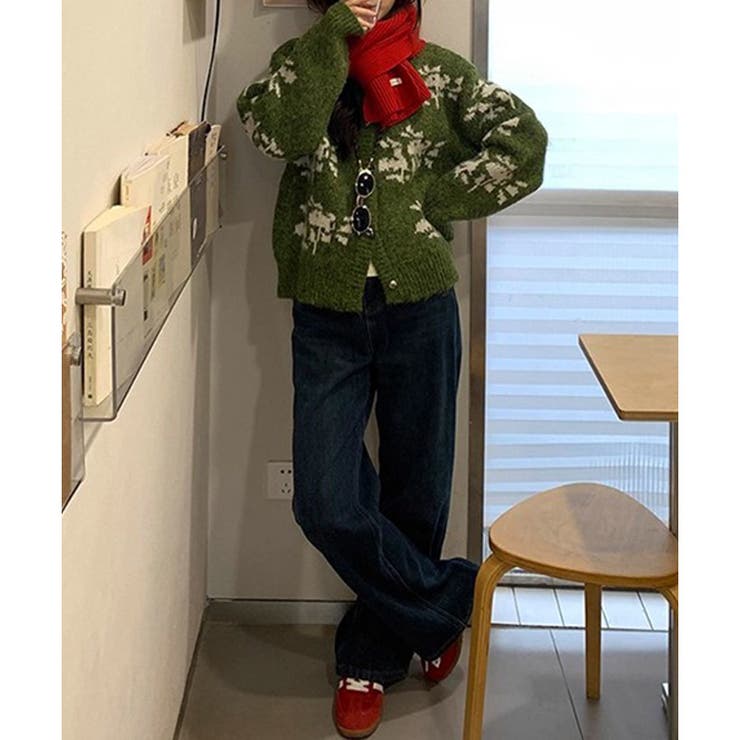 【2025AW新作】レトロノルディック柄カーディガン | CLOTHY | 詳細画像6 