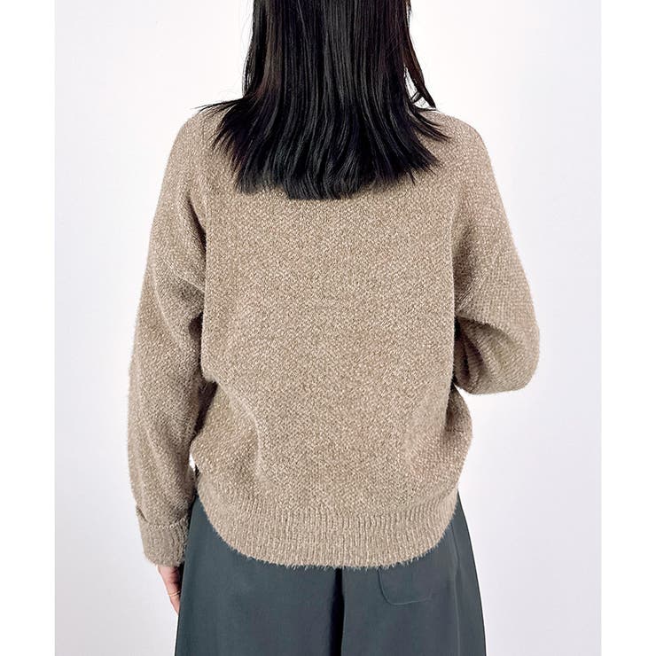 【2025AW新作】カフスラベルハイネックニットトップス | CLOTHY | 詳細画像9 