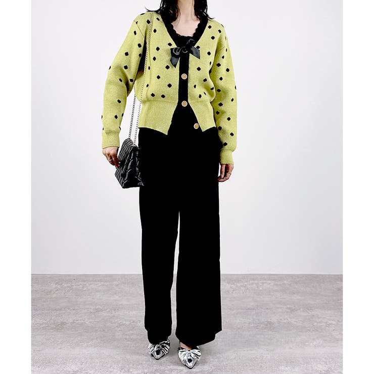 【2025AW新作】リボンドットカーディガン | CLOTHY | 詳細画像6 