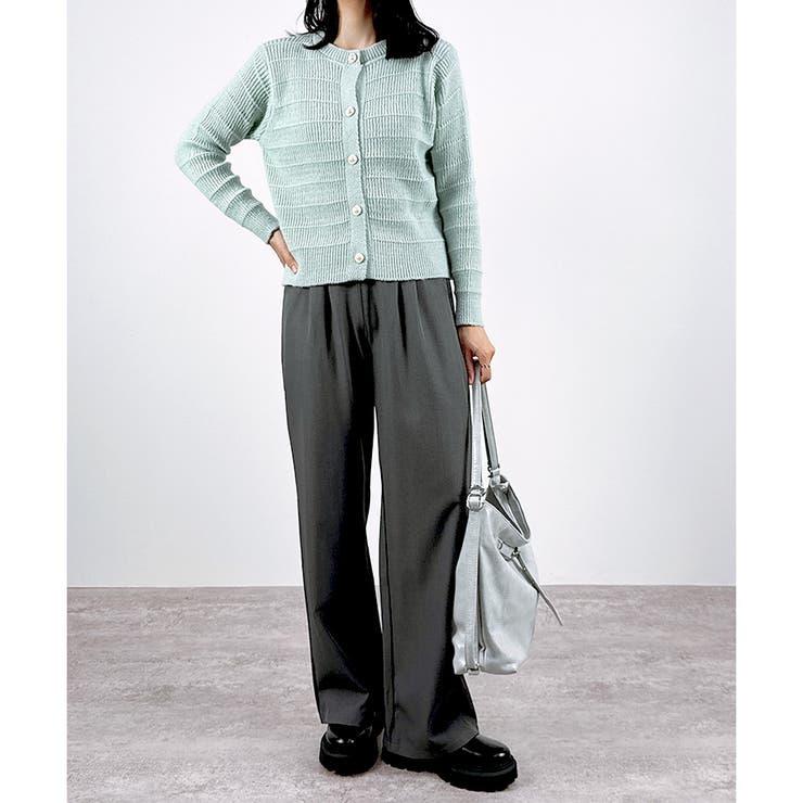 【2025AW新作】モダンリブカラーカーディガン | CLOTHY | 詳細画像13 