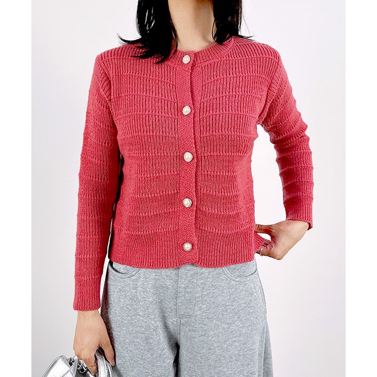 【2025AW新作】モダンリブカラーカーディガン | CLOTHY | 詳細画像14 