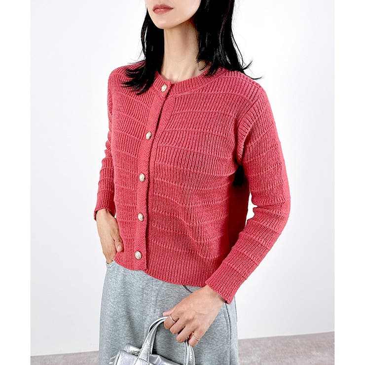 【2025AW新作】モダンリブカラーカーディガン | CLOTHY | 詳細画像16 