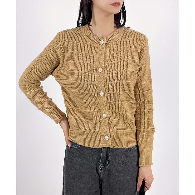 【2025AW新作】モダンリブカラーカーディガン | CLOTHY | 詳細画像2 