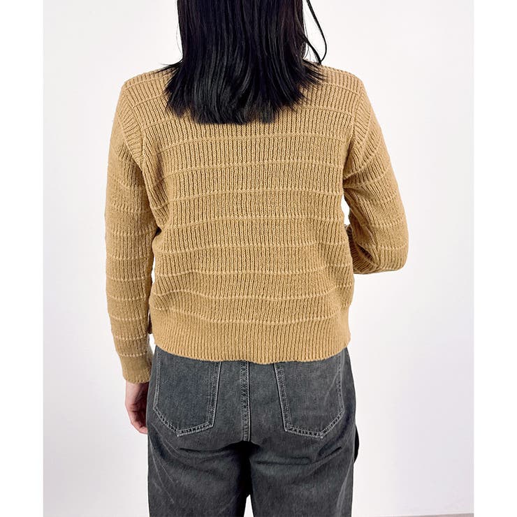 【2025AW新作】モダンリブカラーカーディガン | CLOTHY | 詳細画像4 