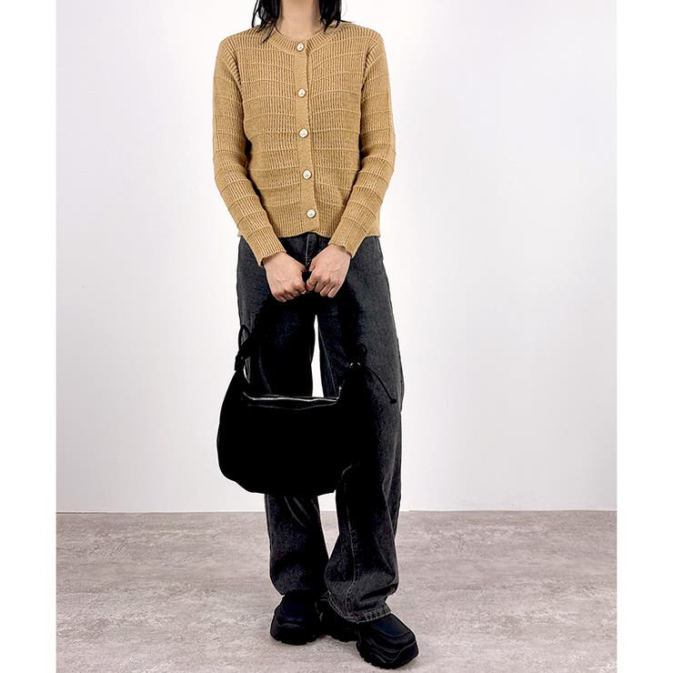 【2025AW新作】モダンリブカラーカーディガン | CLOTHY | 詳細画像5 