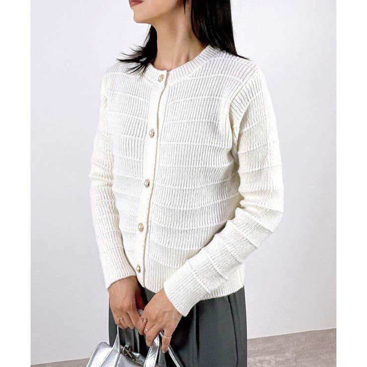 【2025AW新作】モダンリブカラーカーディガン | CLOTHY | 詳細画像7 