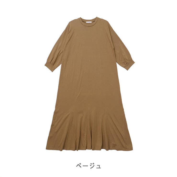 2024AW新作】7分袖ロングワンピース [品番：LOSW0008920]｜CLOTHY（クロシィ）のレディースファッション通販｜SHOPLIST（ショップリスト）