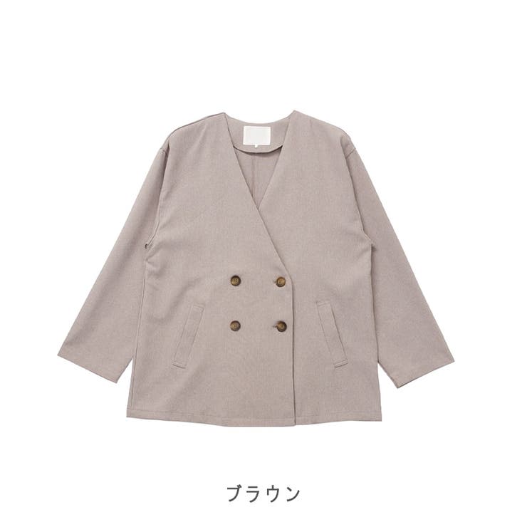 2025SS新作】ノーカラージャケット[品番：LOSW0008976]｜CLOTHY