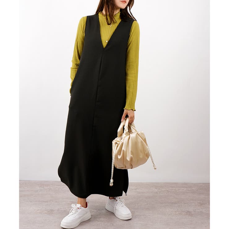 【アウトレット】Vネックワンピース ジャンスカ | CLOTHY | 詳細画像16 