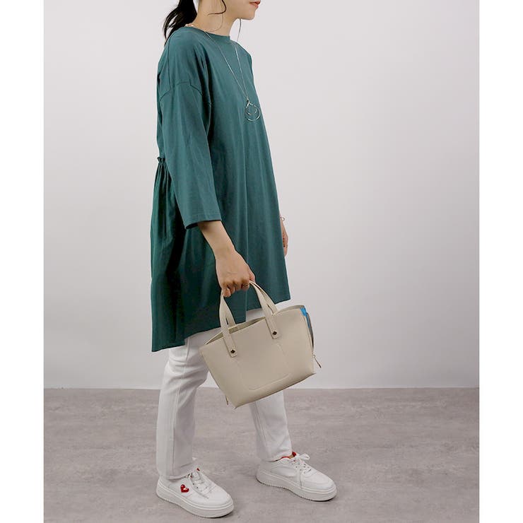 数量限定価格!! 2025SS新作】7分袖切替チュニック[品番：LOSW0009038]｜CLOTHY トップス
